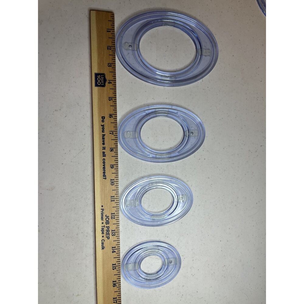 Creative Memories Cutting System Patterns Set of 4 Ovals Various Sizes